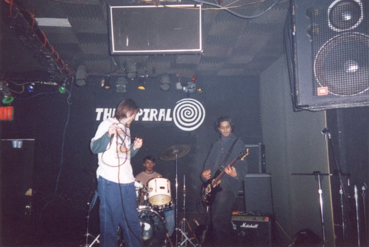 Eddie Arjun Peters pictured right early 90's The Spiral Lounge off Houston St.